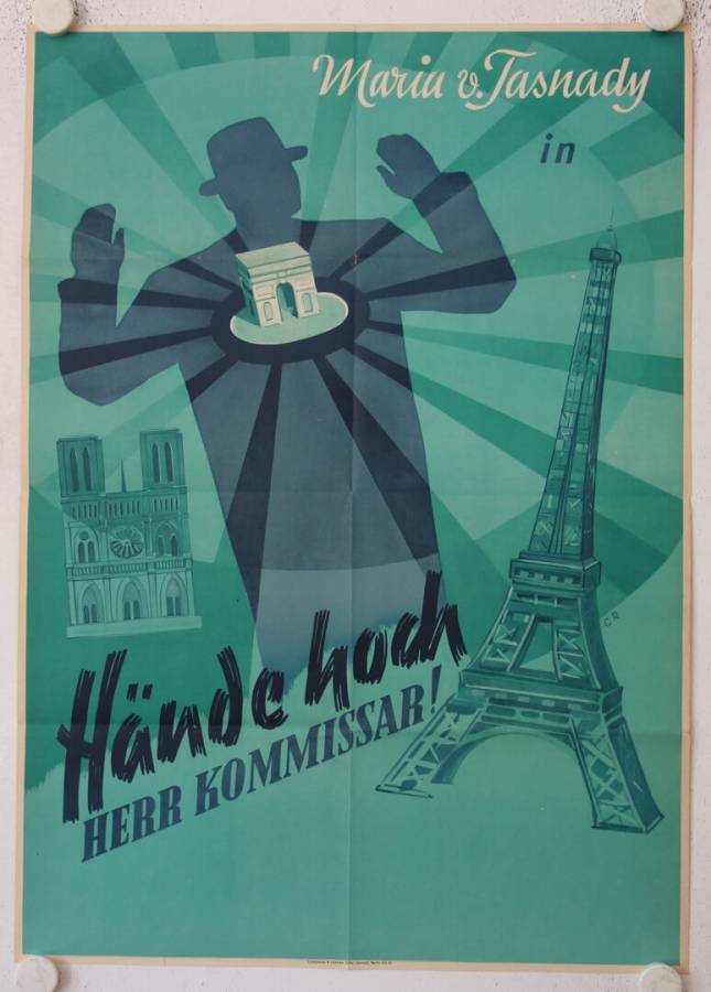 Hände hoch Herr Kommissar originales deutsches Filmplakat